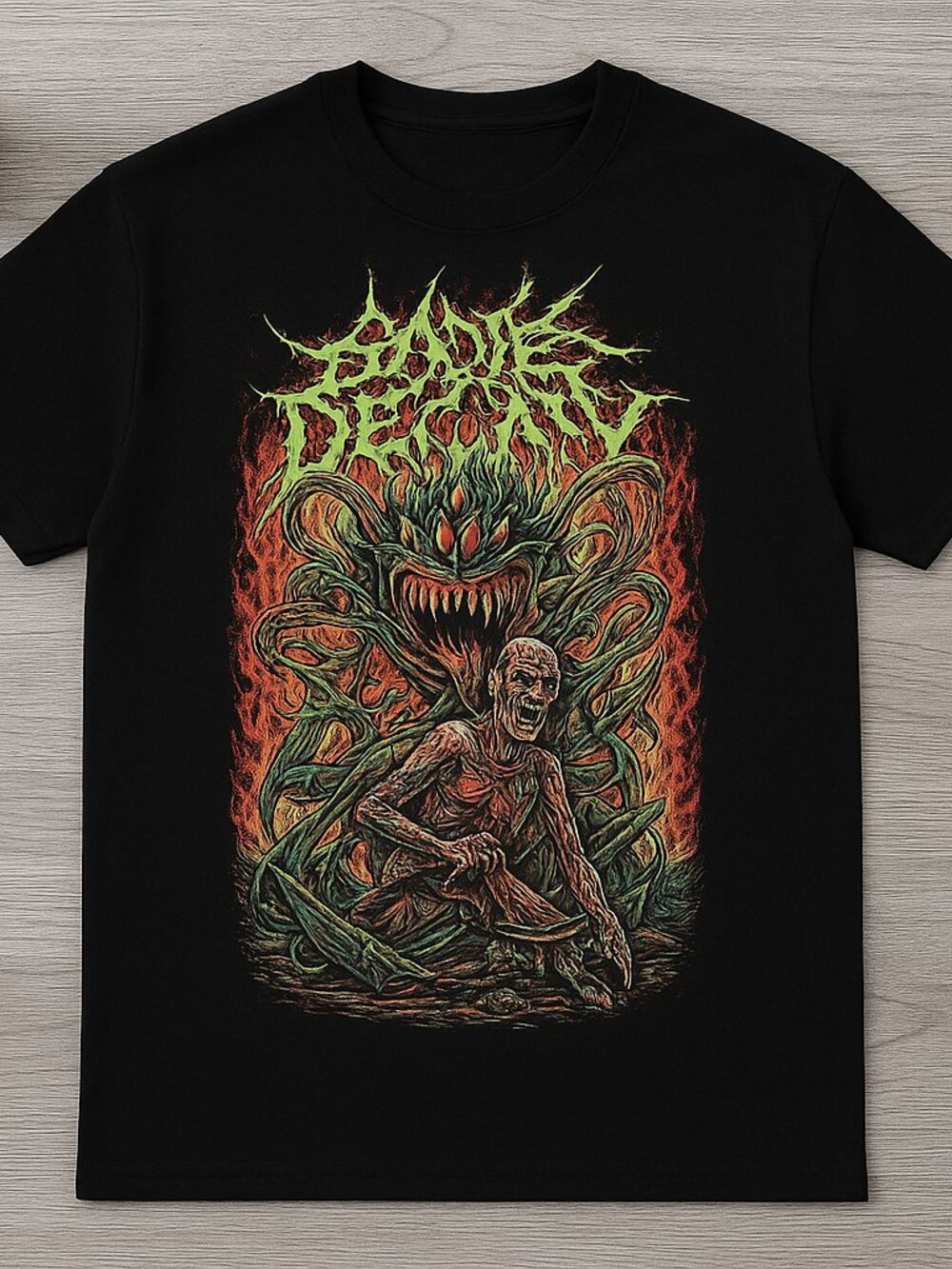 Cattle Decapitation Extreme Metal Graphic Band T-Shirt Black
